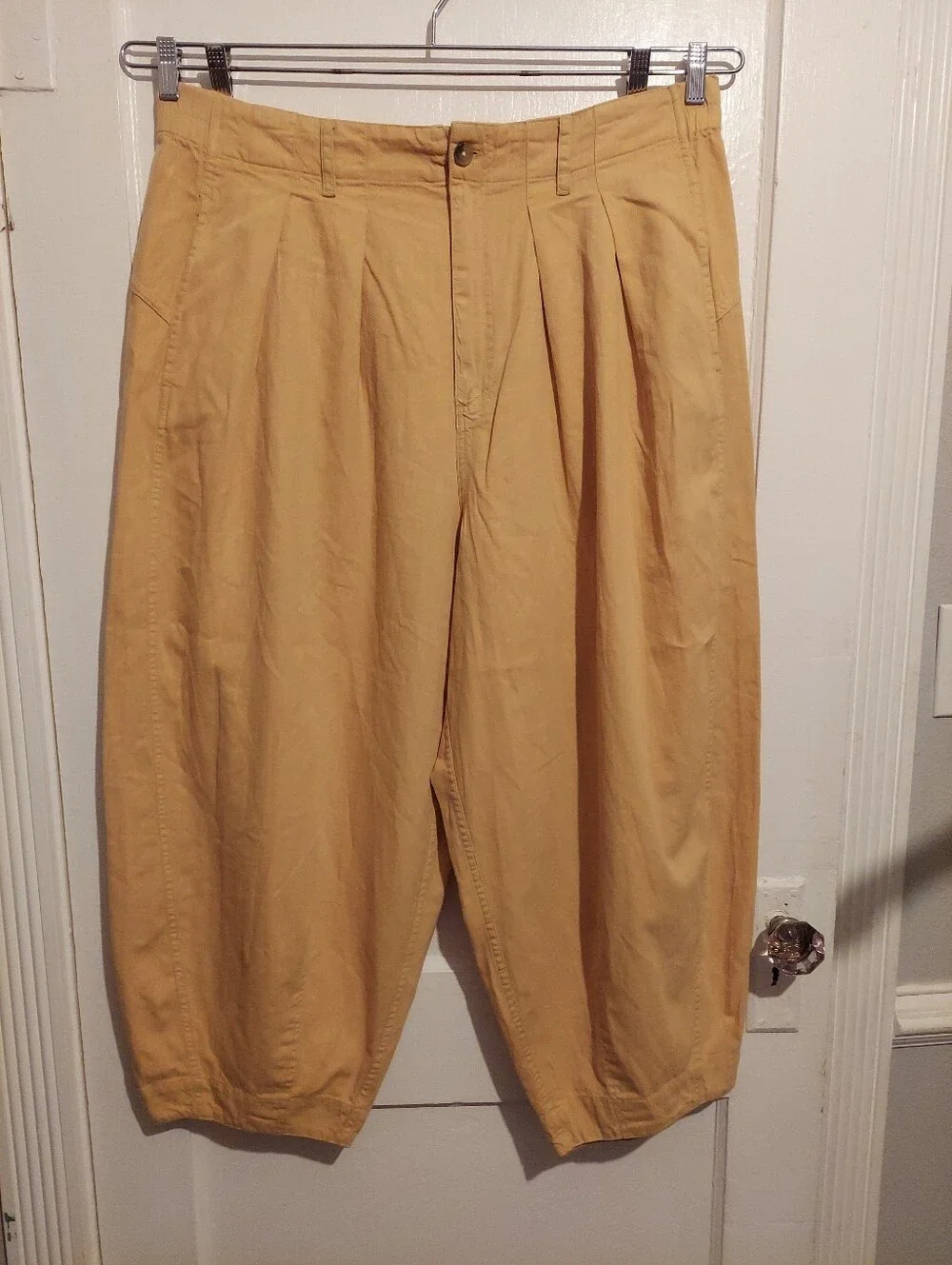 Free People Ridley Pull On Barrel Pants Womens XLarge Boho Slouchy 100% Cotton
